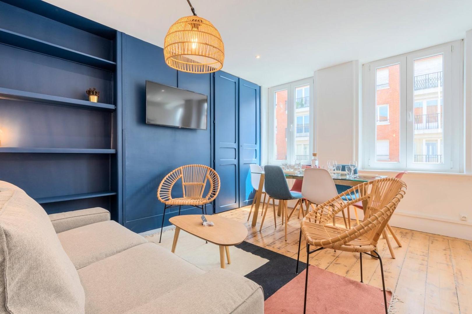 Bright 3-Bedroom 2-Bathroom Flat Lille Luaran gambar
